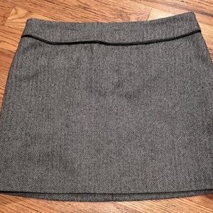 Tweed mini skirt
